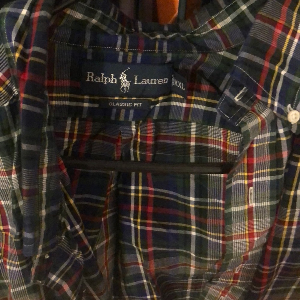 Long sleeve Ralph Lauren polo button up
